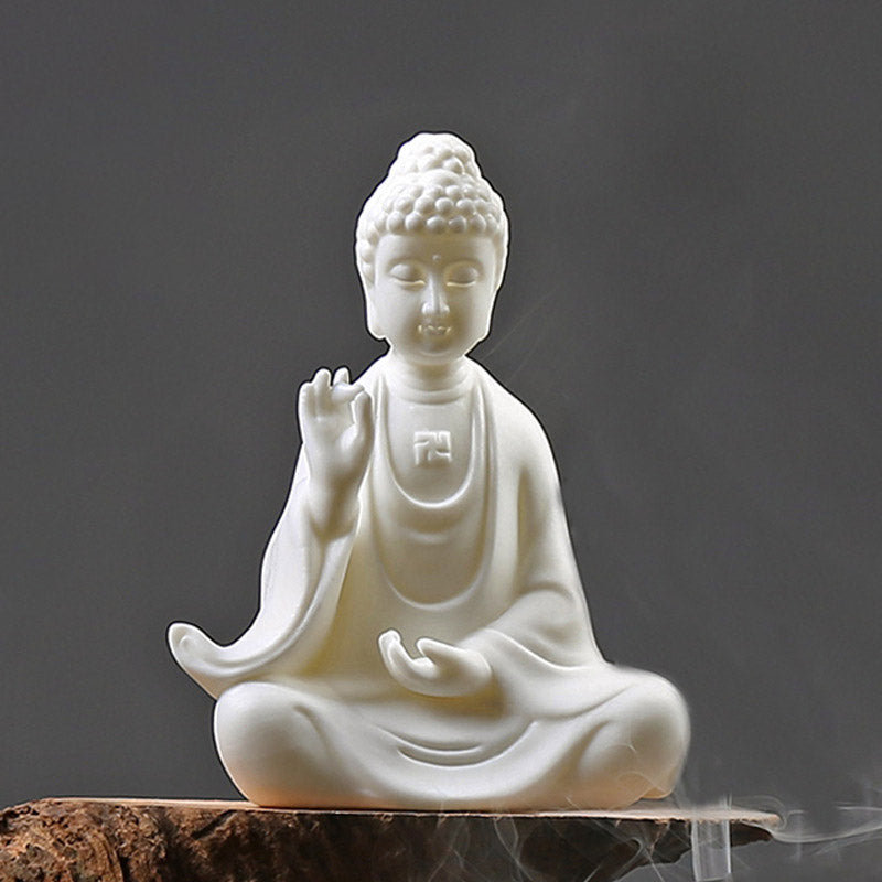 Boeddha Avalokitesvara Ksitigarbha Bodhisattva zegen keramische LED-decoratie - image 2