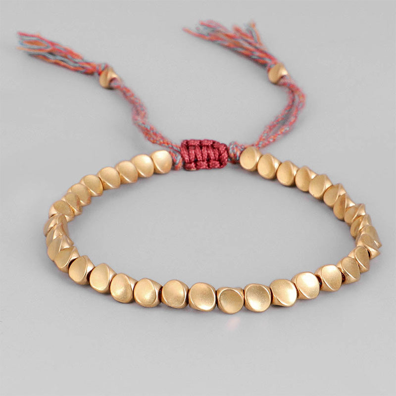 Buddha Stones Tibetaanse Armband met koperen kralen voor geluk en heling - image 1