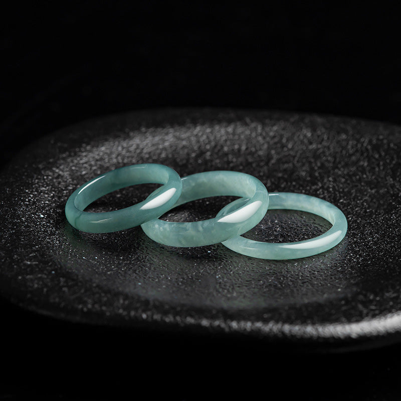 Buddha Stones Natuurlijke jade Ring voor voorspoed en bescherming. - image 1