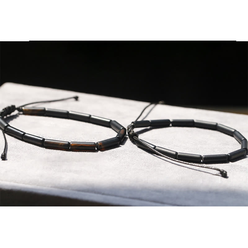 Buddha Stones Beschermende Armband met zwarte onyx kralen - image 11