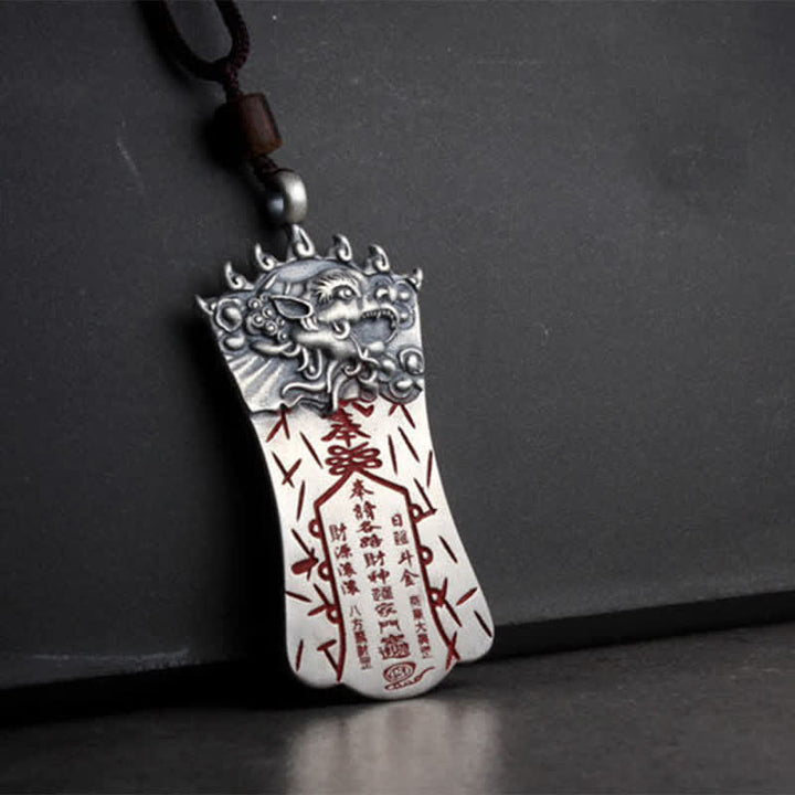 Buddha Stones FengShui Bagua PiXiu Cinnabar Balance Ketting - image 5
