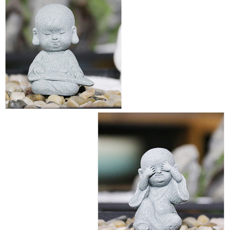Buddha Stones Meditatie, gebed, monnik, Boeddhabeeld, sereniteit, huisdecoratie - image 19