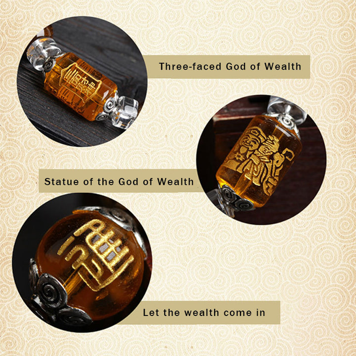Buddha Stones Armband met tijgeroogkralen - image 7