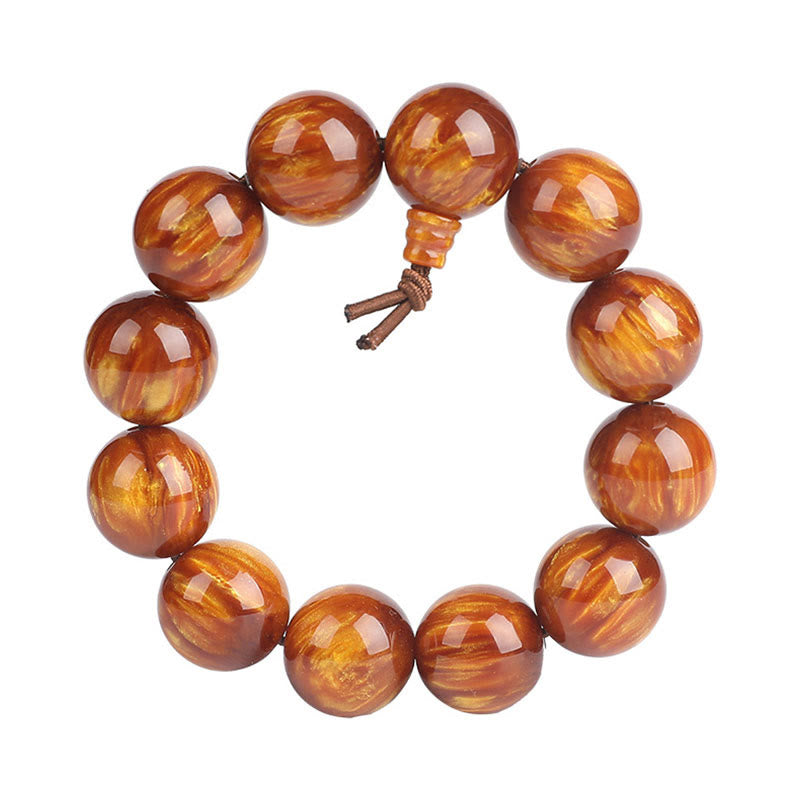 Buddha Stones Gouden Zeewilg Succes Positieve Armband Mala - image 8