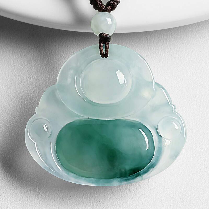 Buddha Stones Cyan Jade Ketting - image 3