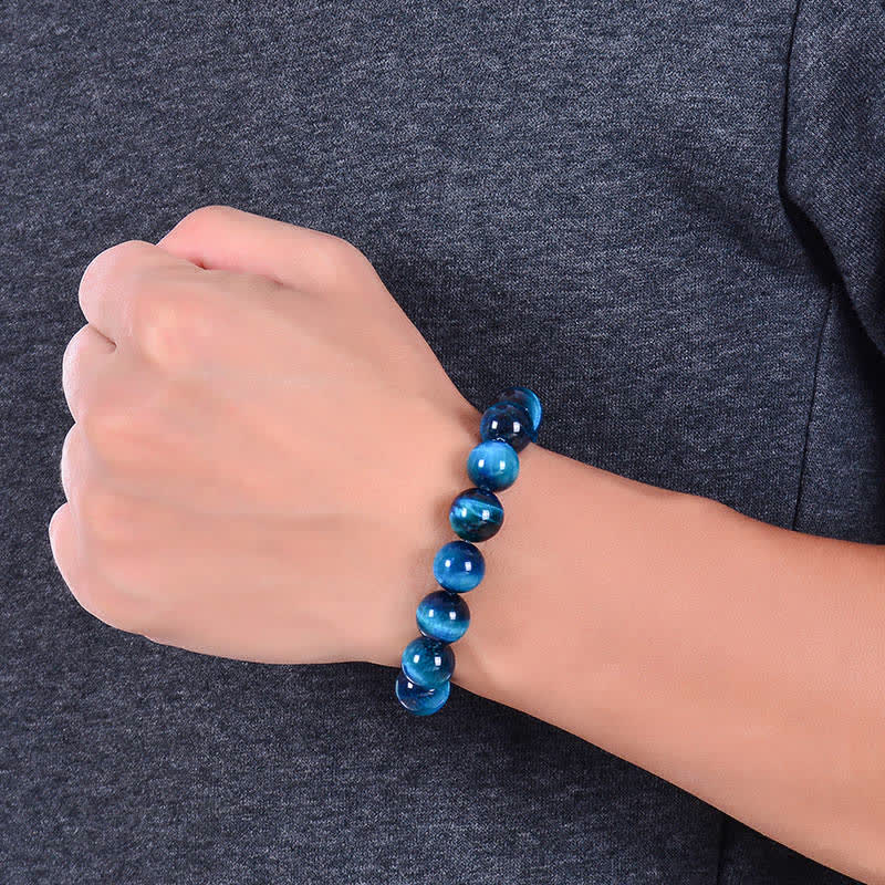 Buddha Stones Blauwe tijger Armband - image 6