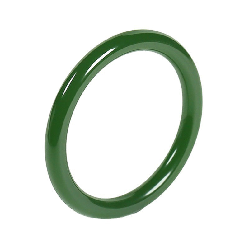 Buddha Stones Cyaan jade Armband met symbool voor een lang leven. - image 8