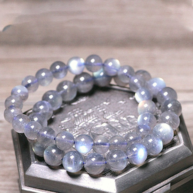 Buddha Stones Natuurlijke maansteen Armband voor rust en positiviteit - image 3