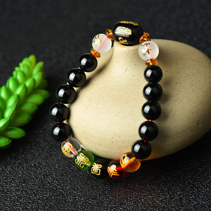 Tibetaanse zwarte onyx Armband - image 2
