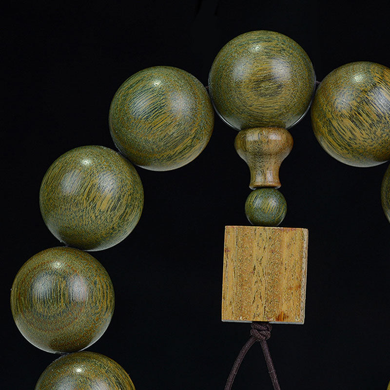 Buddha Stones Tibetaanse Armband met groene sandelhoutextractie - image 6