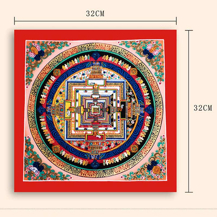 Buddha Stones Tibetaanse handgemaakte Thangka Mandala schilderij blind box met willekeurig kleurenpatroon - image 16