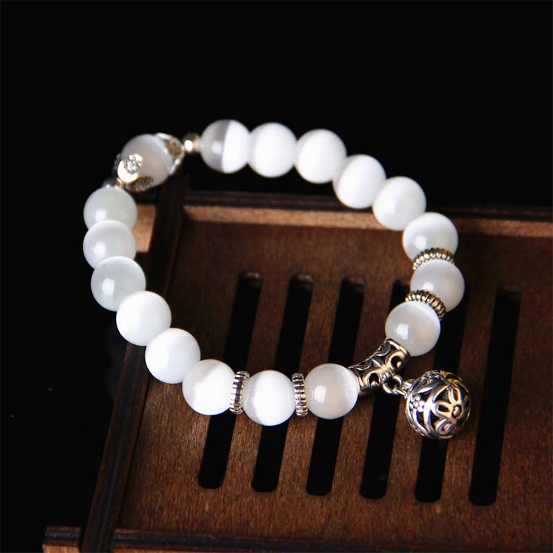 Buddha Stones Tibetaanse Armband met kattenoogmotief - image 0