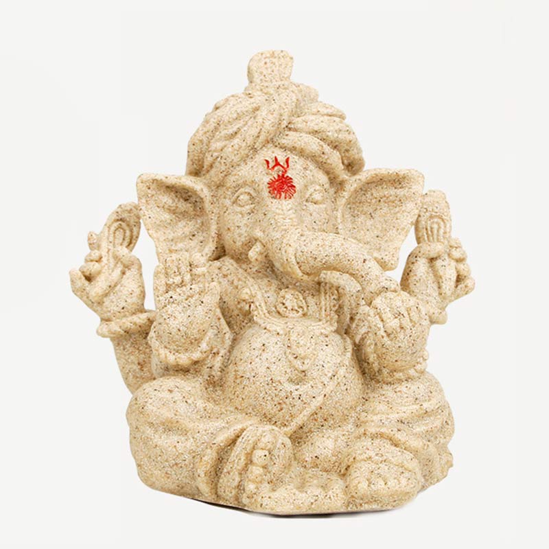 Buddha Stones Transformatie van een Ganesh Ganpati olifantenbeeld tot huisdecoratie - image 0