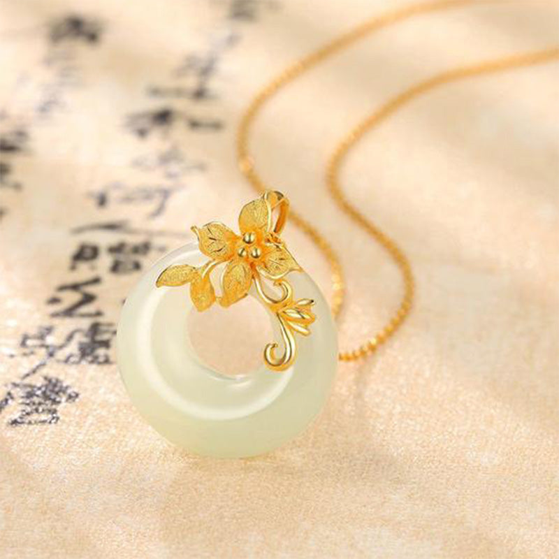 Buddha Stones Tibetaanse witte jade Ketting - image 2