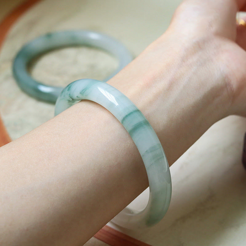 Buddha Stones Natuurlijke jade geluks- en Bangle - image 3