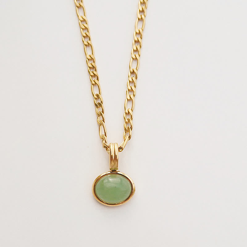 Ovale turquoise hanger van sterk titaniumstaal voor Ketting - image 13