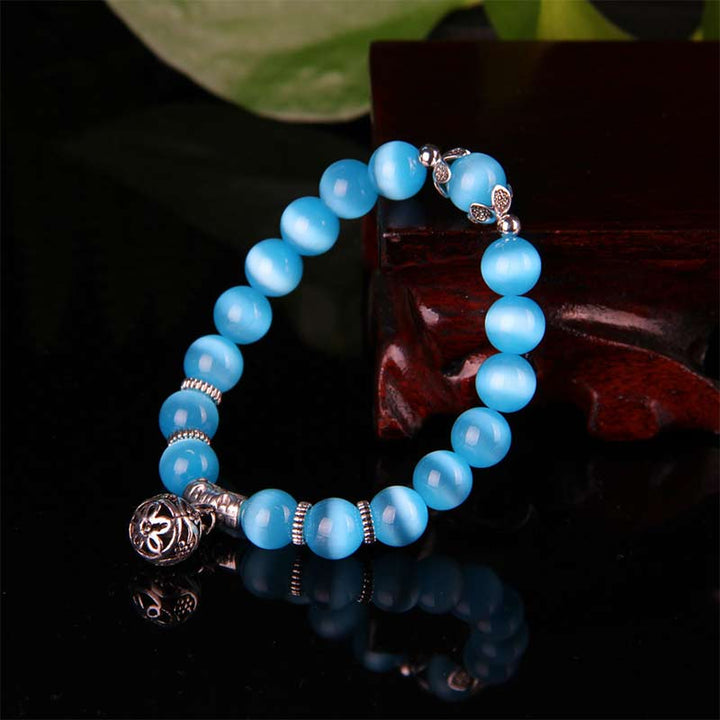 Buddha Stones Tibetaanse Armband met kattenoogmotief - image 9