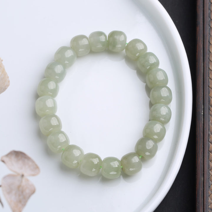 Buddha Stones Armband van jade met kleurverloop - Jade - image 6