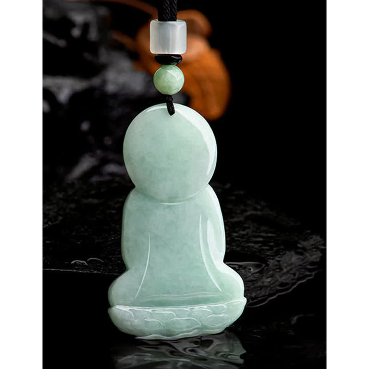 Buddha Stones Amitabha Boeddha Jade Amulet Compassie Ketting - image 14