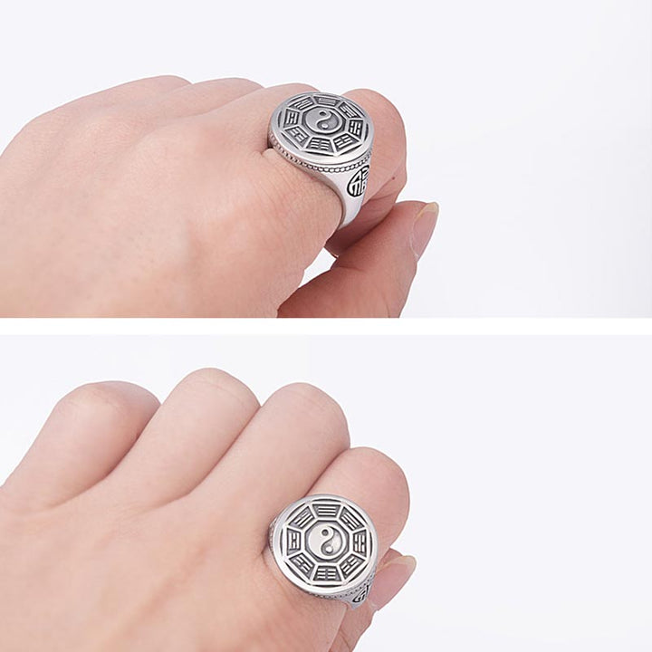 Yin Yang balans verstelbare Ring - image 5