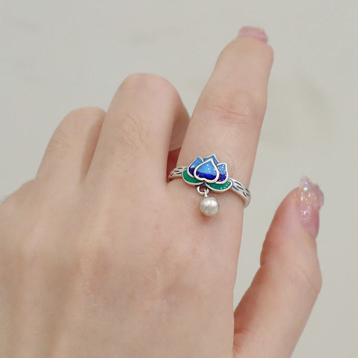 Buddha Stones Ring met lotusbloemmotief - image 11