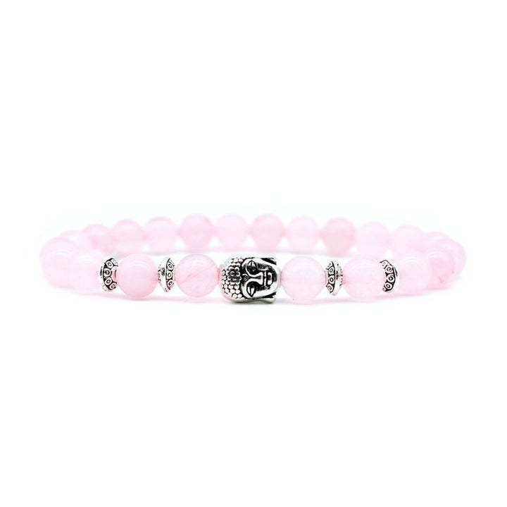 Buddha Stones Amethist Liefdes- en Armband - Roze kristal - image 9