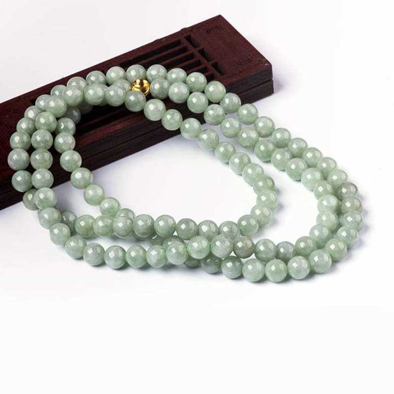 Armband van jade met 108 kralen (Mala). - image 8