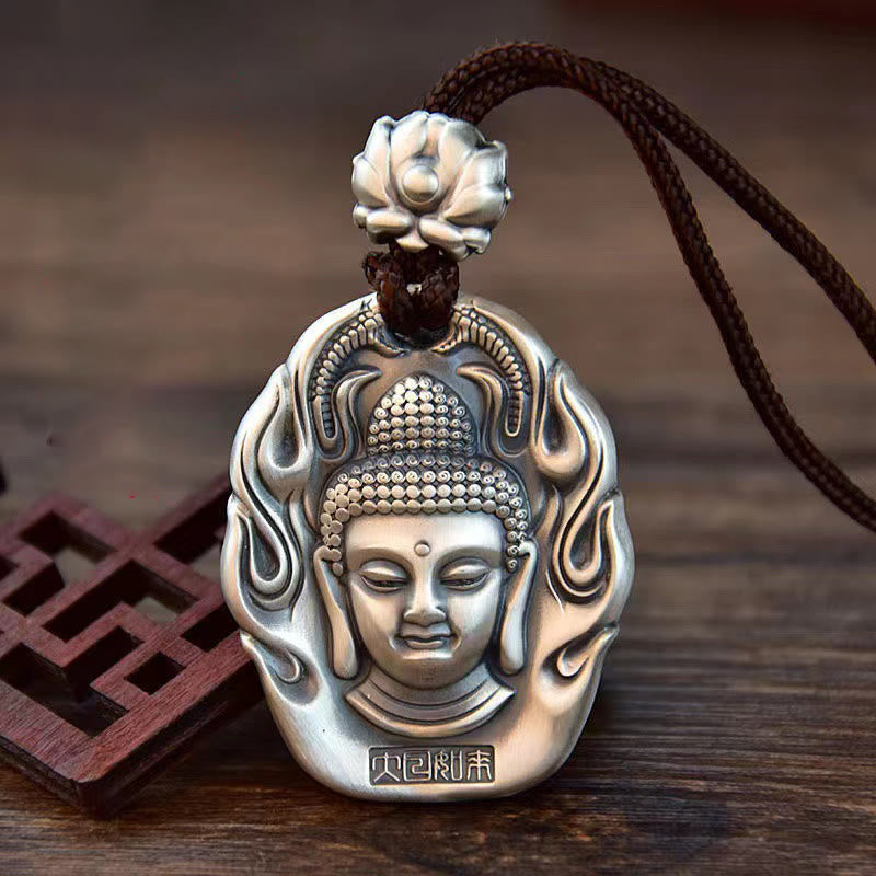 Buddha Stones Chinese dierenriem geboorte Boeddha Om Mani Padme Hum Lotus Mededogen Ketting - Geit/Aap-Tathagata - image 0