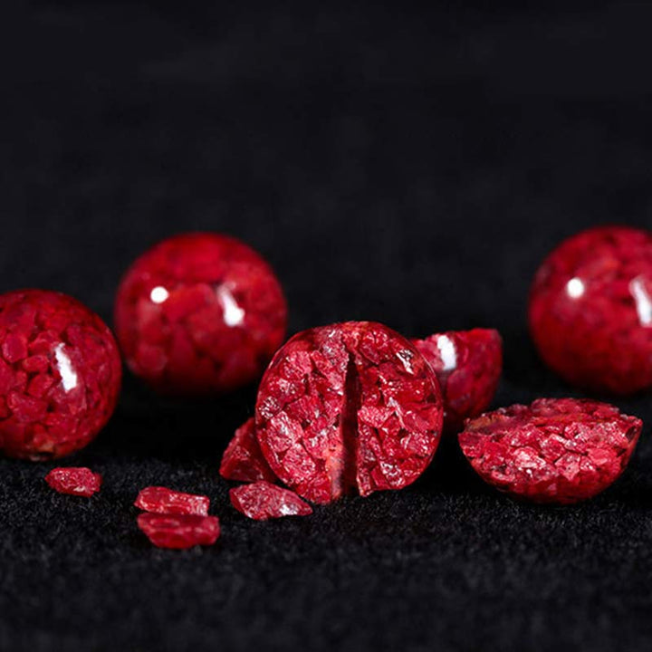 Buddha Stones Cinnabar Blessing Rode Armband met Koord voor Kinderen - image 11