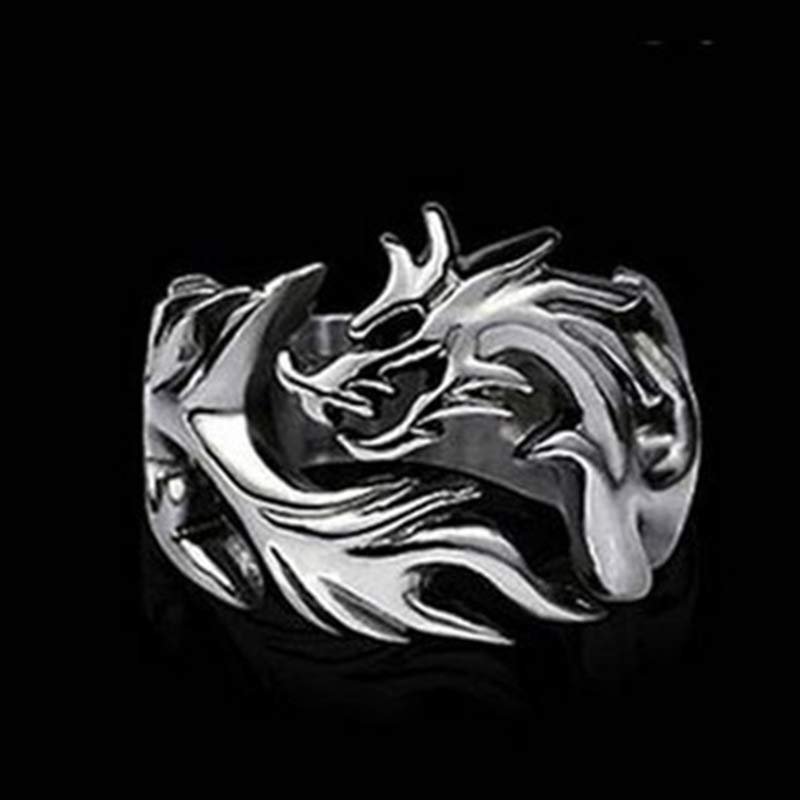 Buddha Stones Verstelbare Ring met drakenpatroon voor extra bescherming. - image 10
