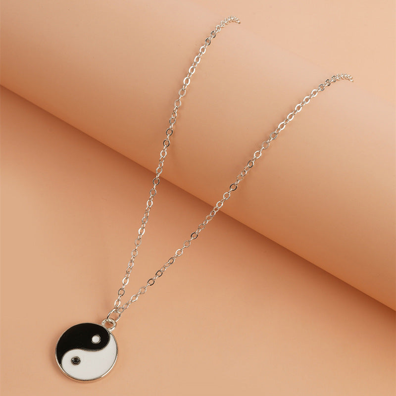 Buddha Stones 2 stuks Yin Yang Harmonie Balans Ketting - image 1