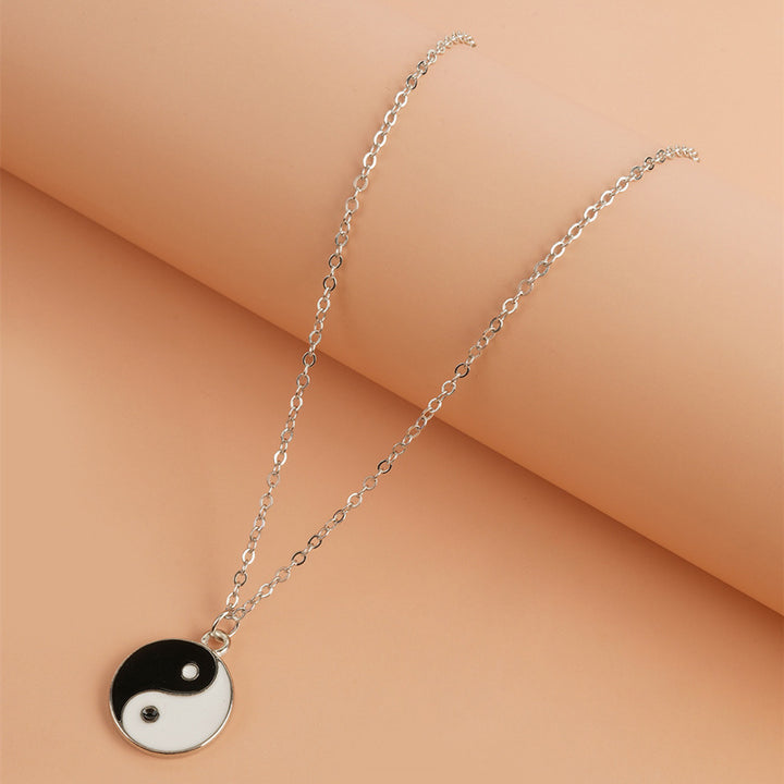 Buddha Stones 2 stuks Yin Yang Harmonie Balans Ketting - image 1