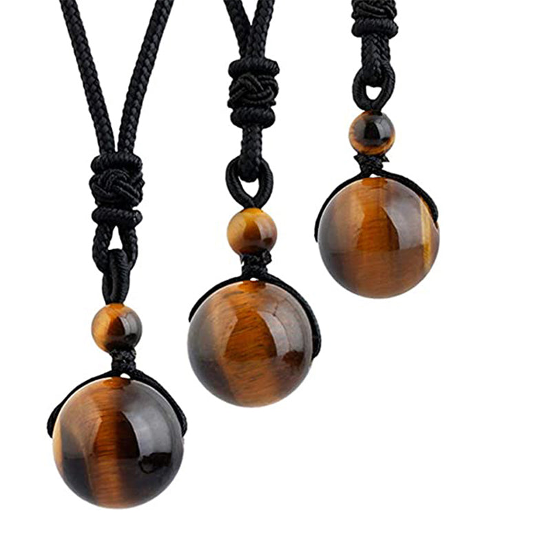 Buddha Stones Tibetaanse tijgeroog Armband en Ketting set - image 1