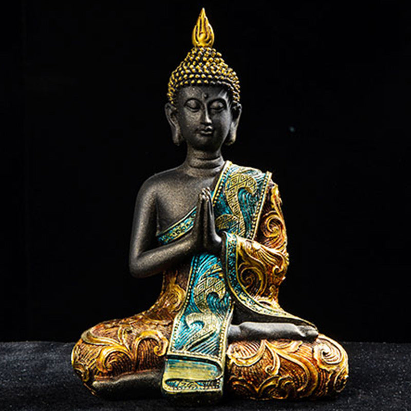 Buddha Stones Tibetaanse Boeddha FengShui-decoratie - 14*20*9 cm - image 2