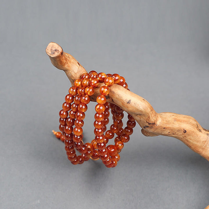 Buddha Stones Gouden Zeewilg Succes Positieve Armband Mala - image 14