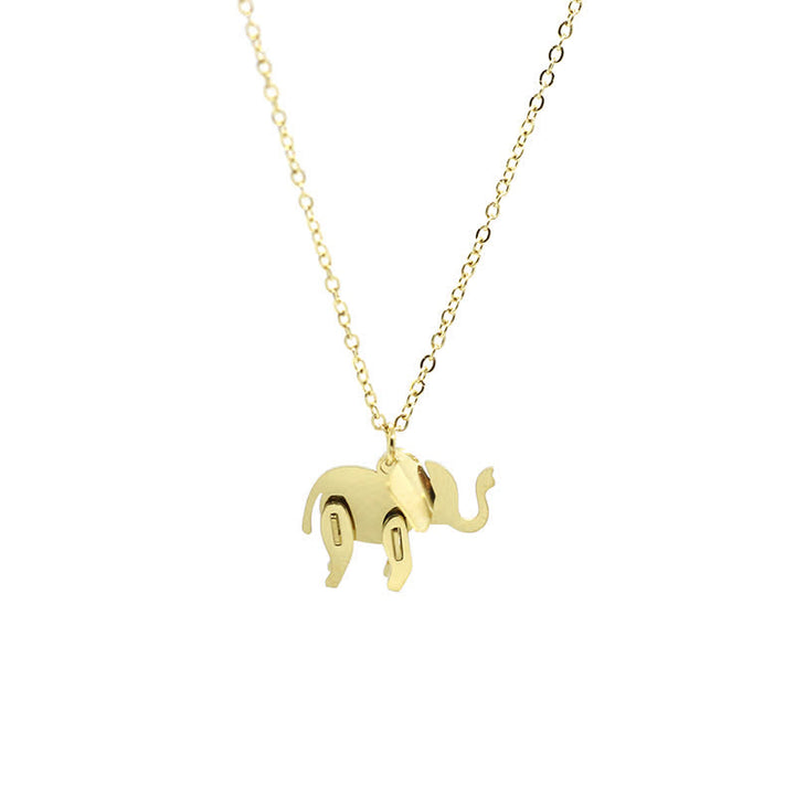 Olifant geluksketting met Ketting van titaniumstaal - image 10