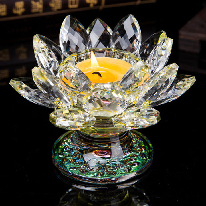 Tibetaanse lotus kandelaar ornament - 4 - image 6
