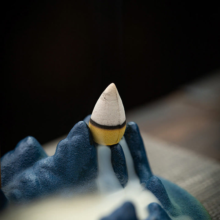 Creatieve keramische wierookbrander met terugvloeiende Wierook uit de bergen - image 5