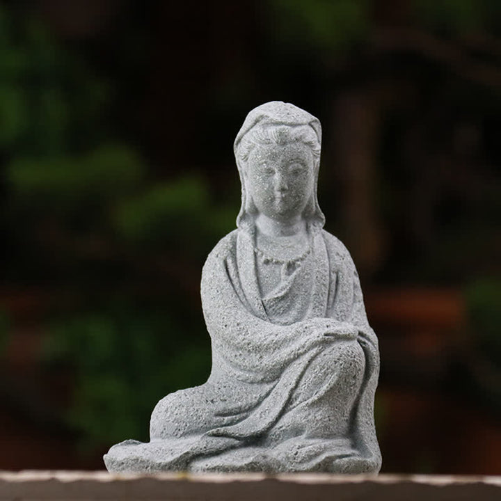 Buddha Stones Avalokitesvara-beeldje als zegen voor huisdecoratie - image 6