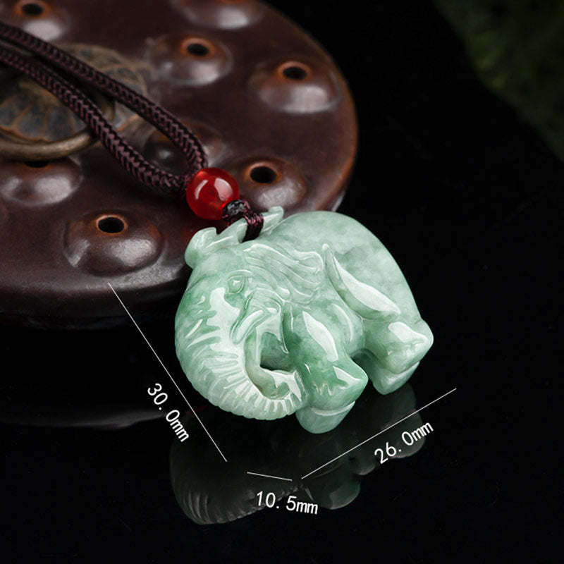 Olifant Jade Ketting met hanger - image 4