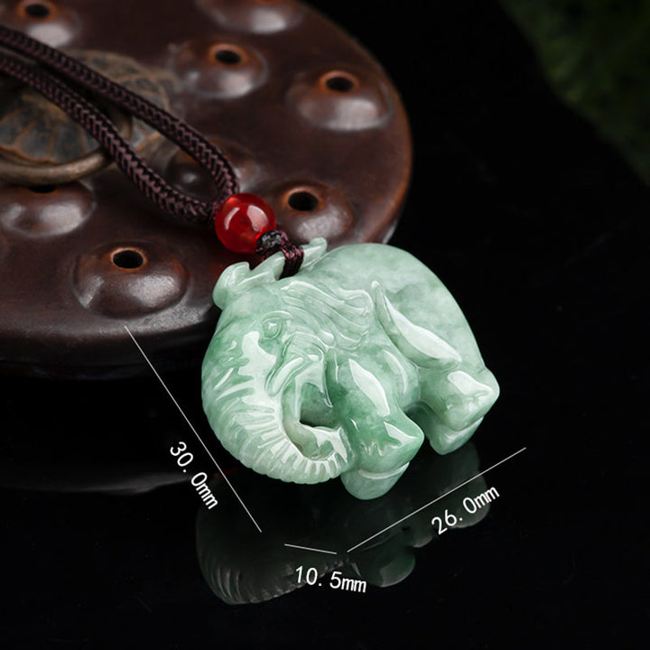 Olifant Jade Ketting met hanger - image 4