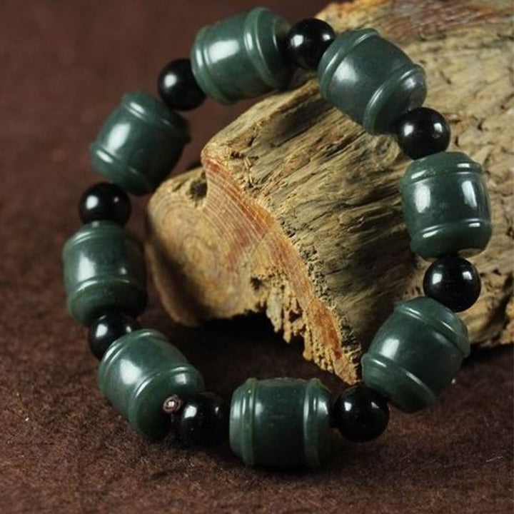 Armband van natuurlijke cyaan jade - image 0