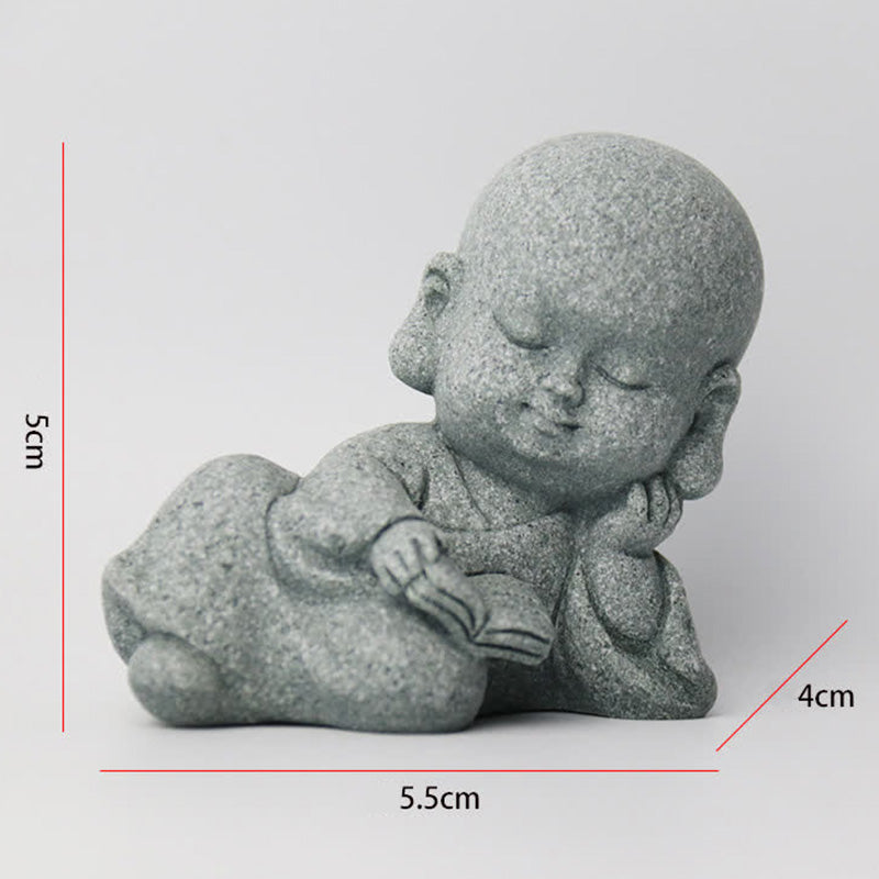 Buddha Stones Meditatie, gebed, monnik, Boeddhabeeld, sereniteit, huisdecoratie - image 4