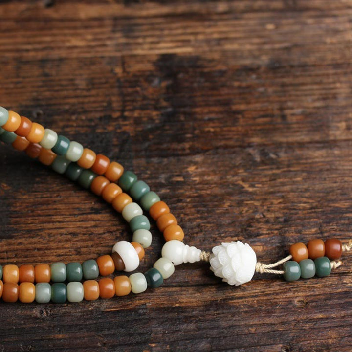 Buddha Stones Bodhi Lotus Mala Harmonie Ketting Armband - image 4
