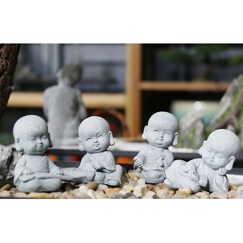 Buddha Stones Meditatie, gebed, monnik, Boeddhabeeld, sereniteit, huisdecoratie - image 17