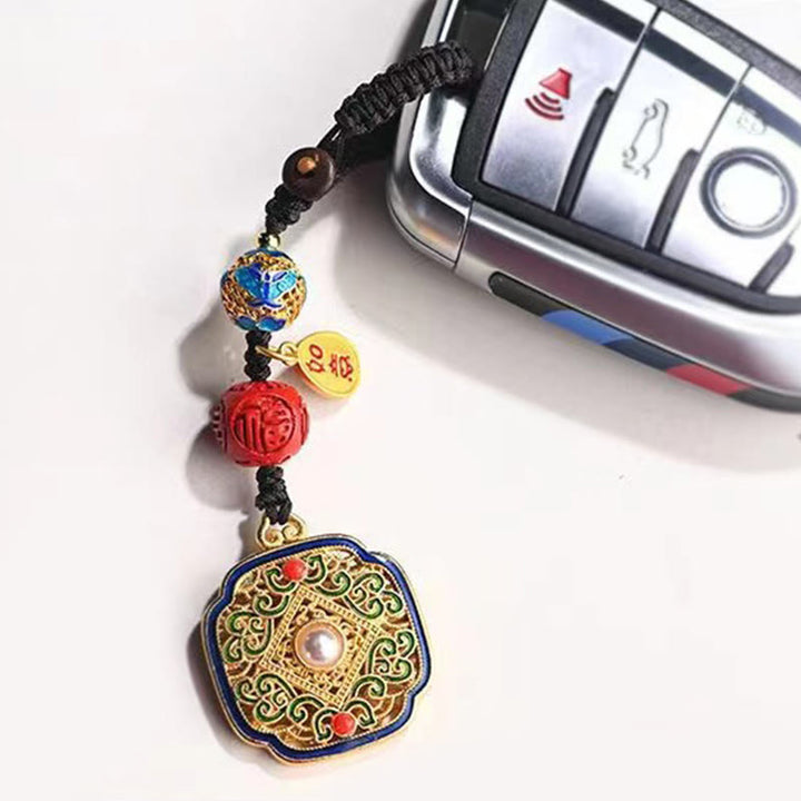 Buddha Stones Fu Karakter Zegen Ruyi Charm Sleutelhanger - image 9