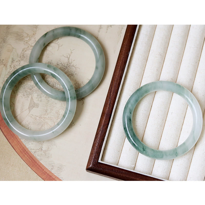 Buddha Stones Natuurlijke jade geluks- en Bangle - image 11