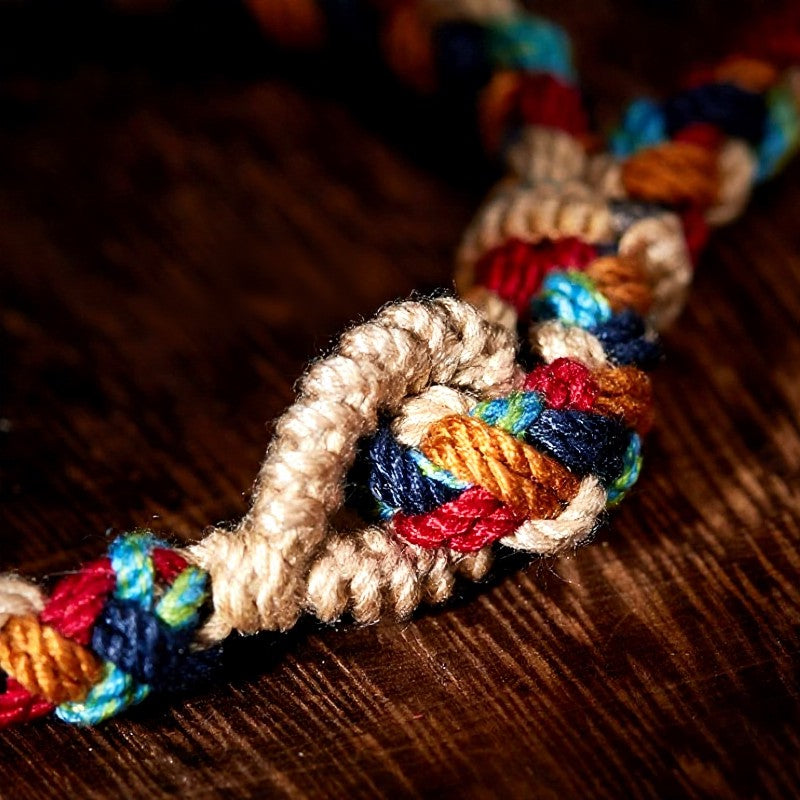 Buddha Stones Handgeweven veelkleurige Tibetaanse Armband - image 10