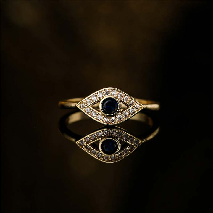 Buddha Stones Koperen Ring ter bescherming tegen het boze oog - Koper - image 0