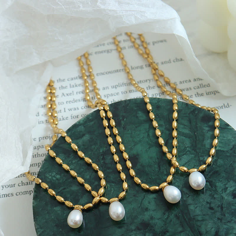 Parelkraal Ketting - Parel (Geluk ♥ Rust) - image 0